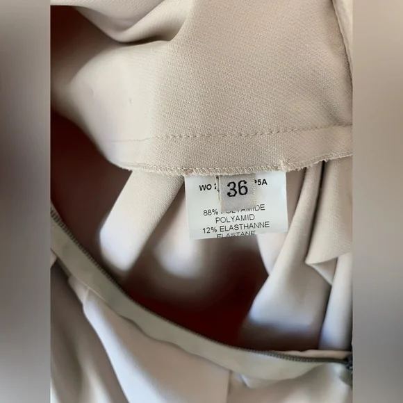 LANVIN SS11 Sleeveless Beige Dress